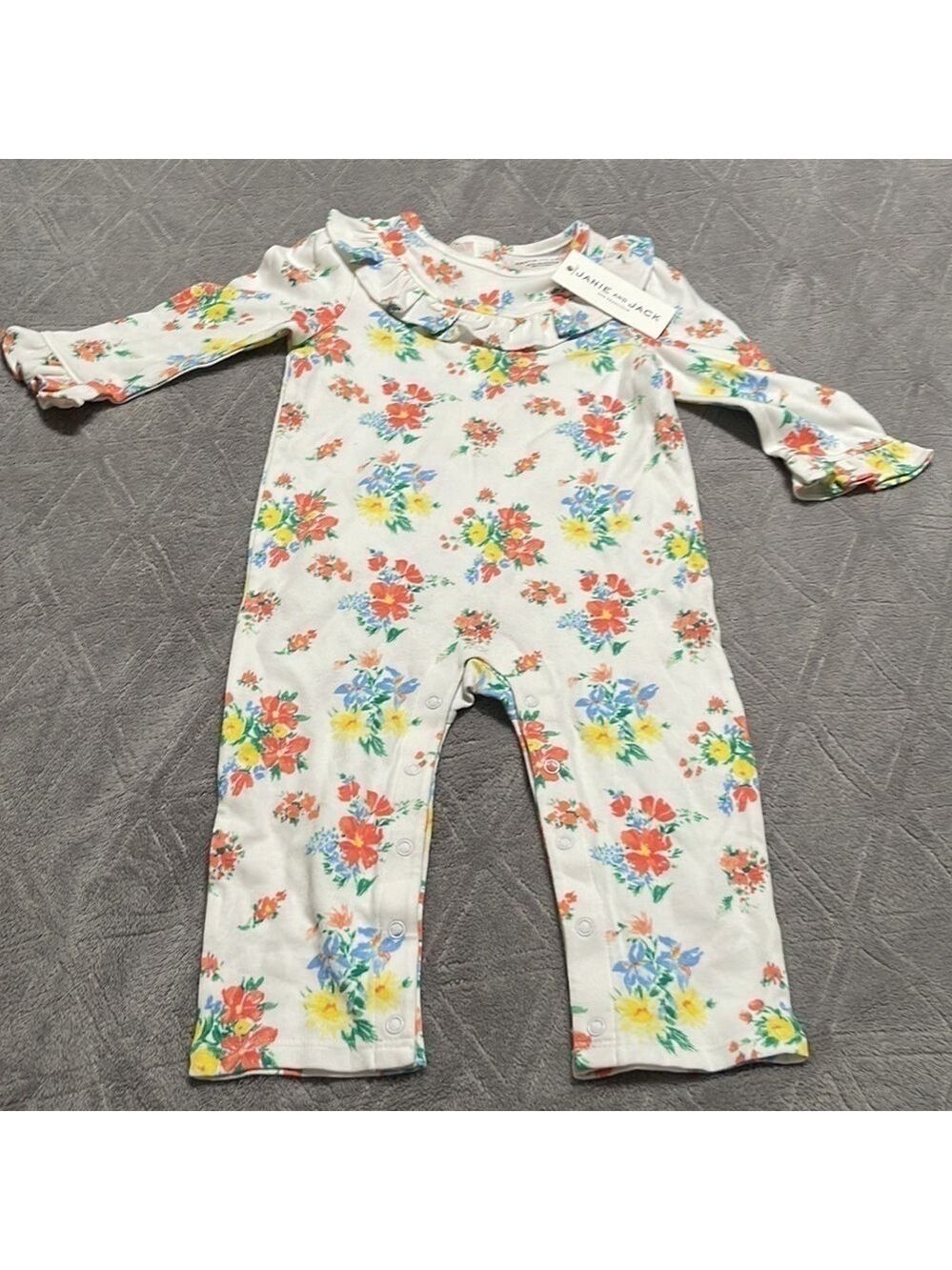 FLORAL RUFFLE 1-PIECE - Picture 4 of 4